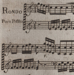 Late 18th-Century engraved music scores 1770-1790